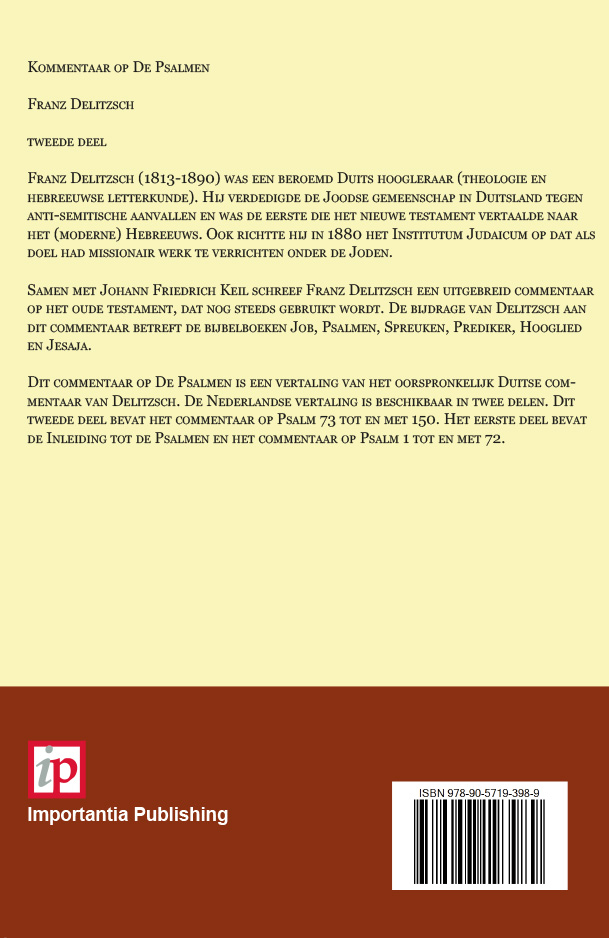 Commentaar op de Psalmen – 2