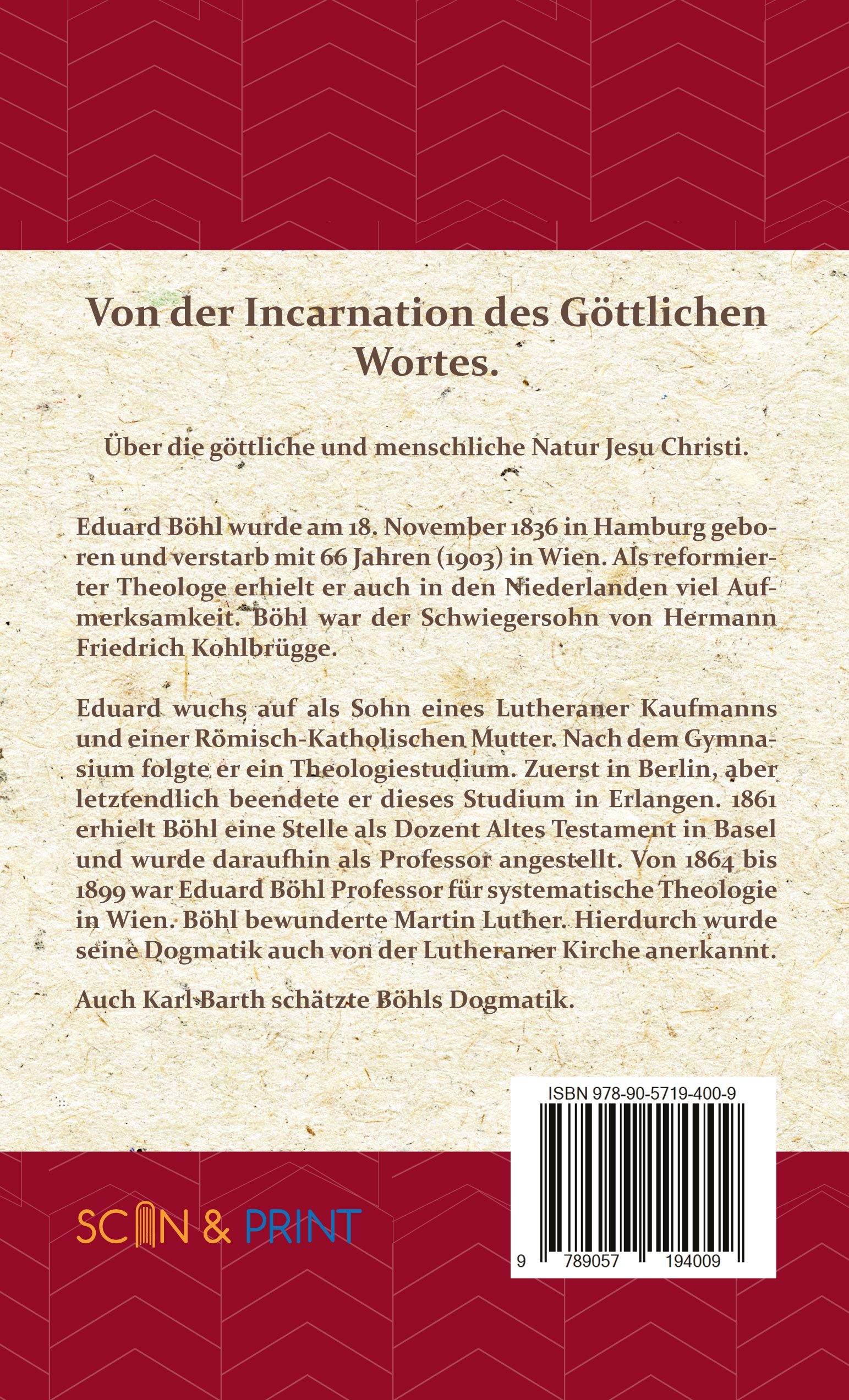 Von der Incarnation des Göttlichen Wortes
