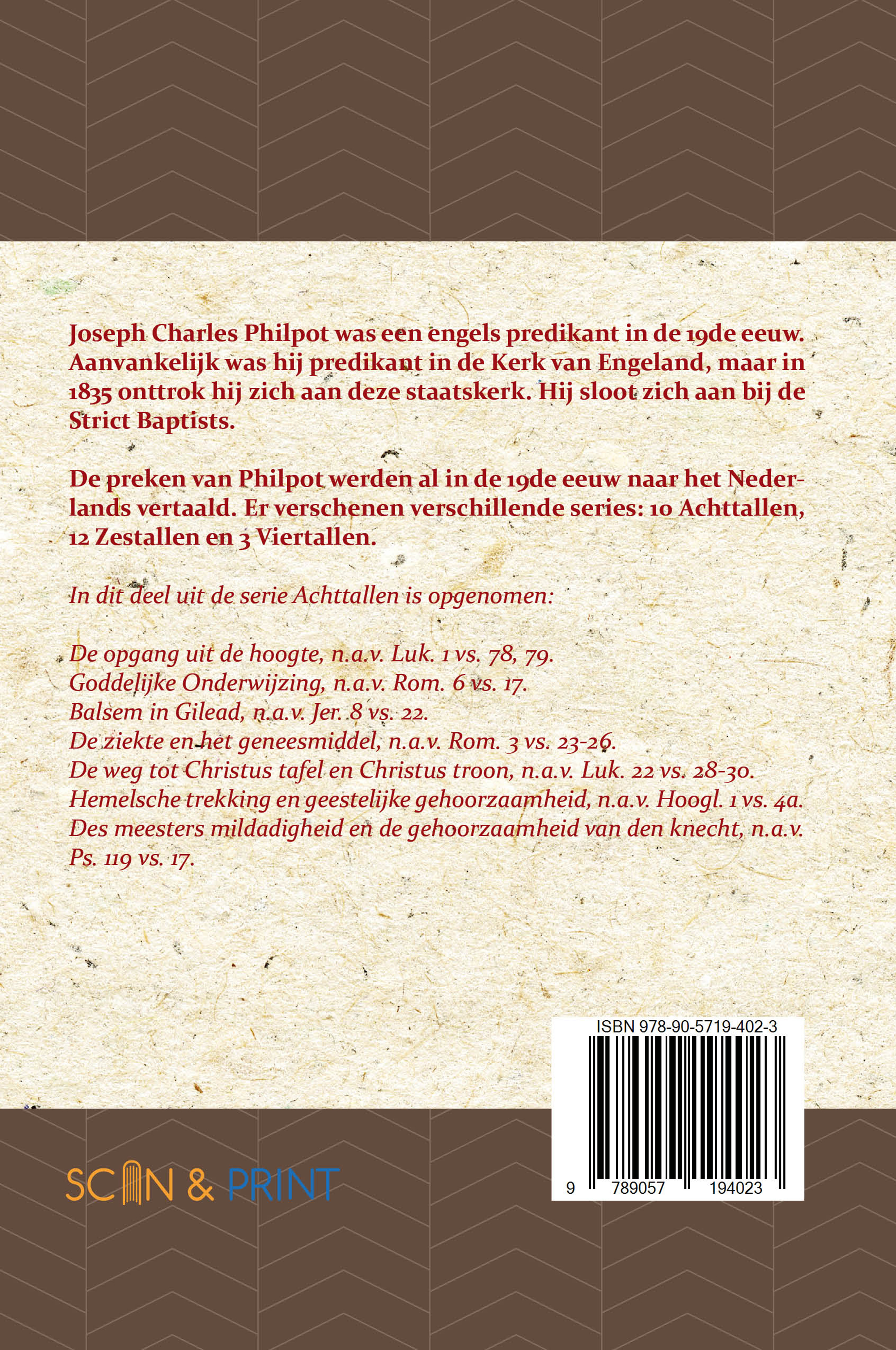 Eerste Achttal Leerredenen