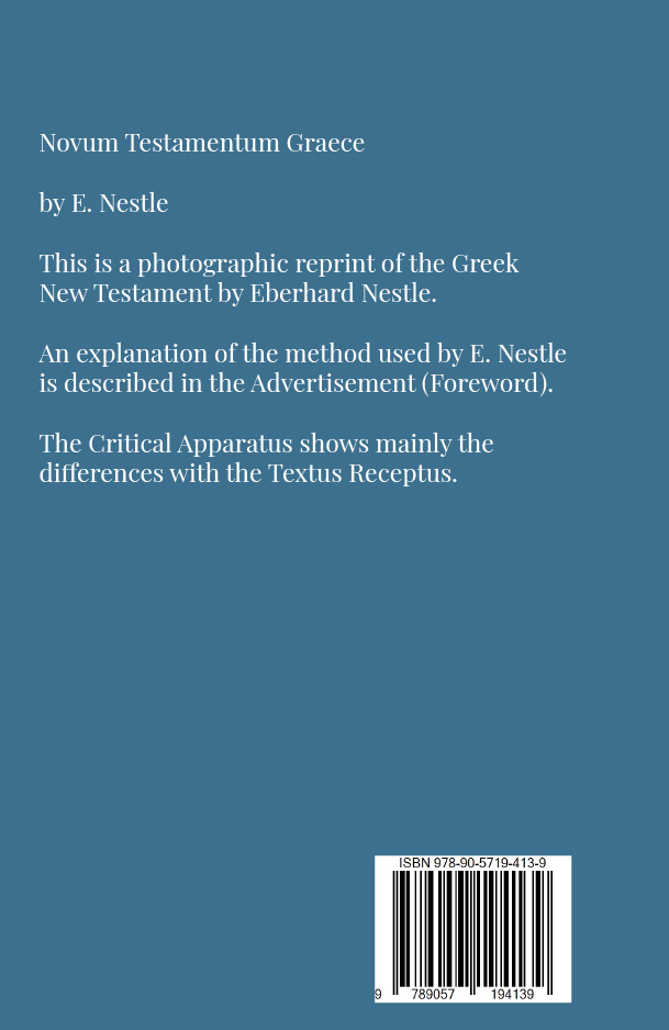 Novum Testamentum Graece