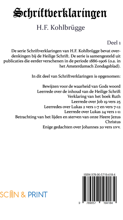 Schriftverklaringen 1