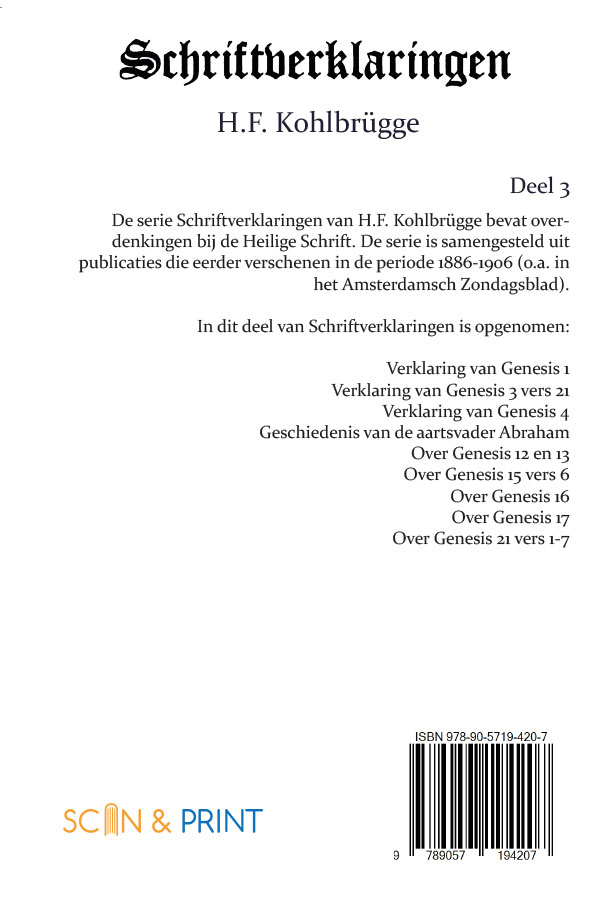 Schriftverklaringen 3