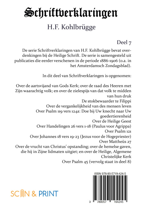 Schriftverklaringen 7