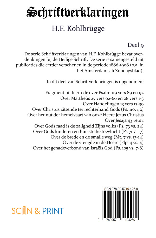 Schriftverklaringen 9