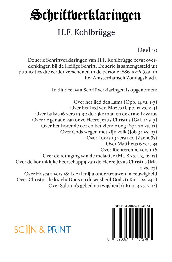Schriftverklaringen 10