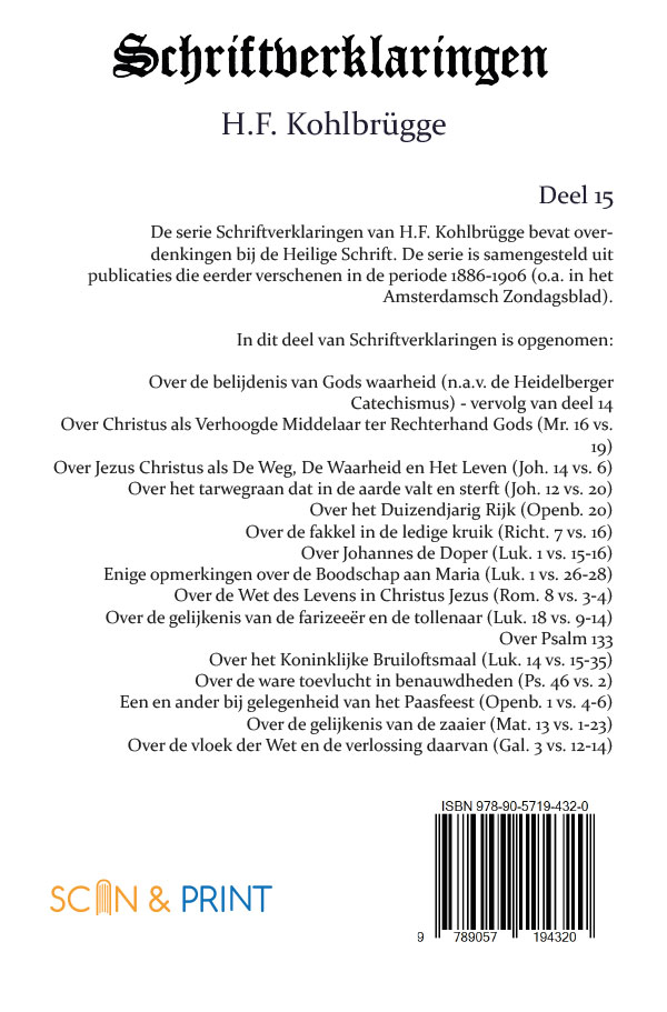 Schriftverklaringen 15