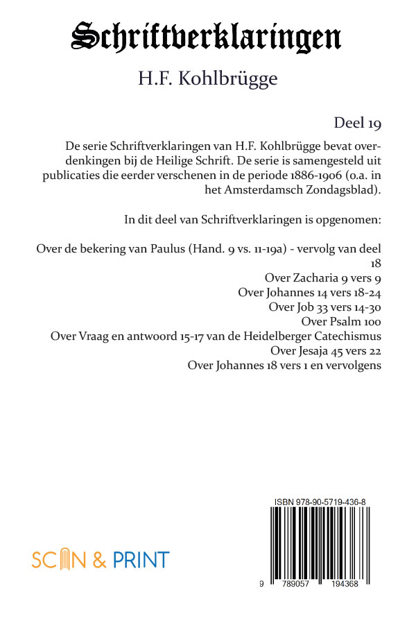 Schriftverklaringen 19