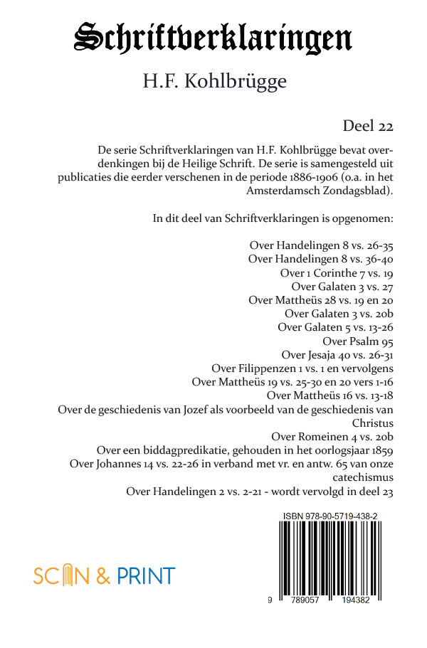 Schriftverklaringen 22