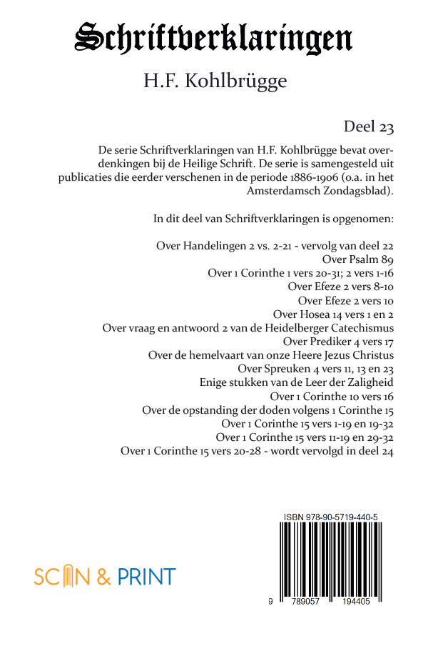 Schriftverklaringen 23