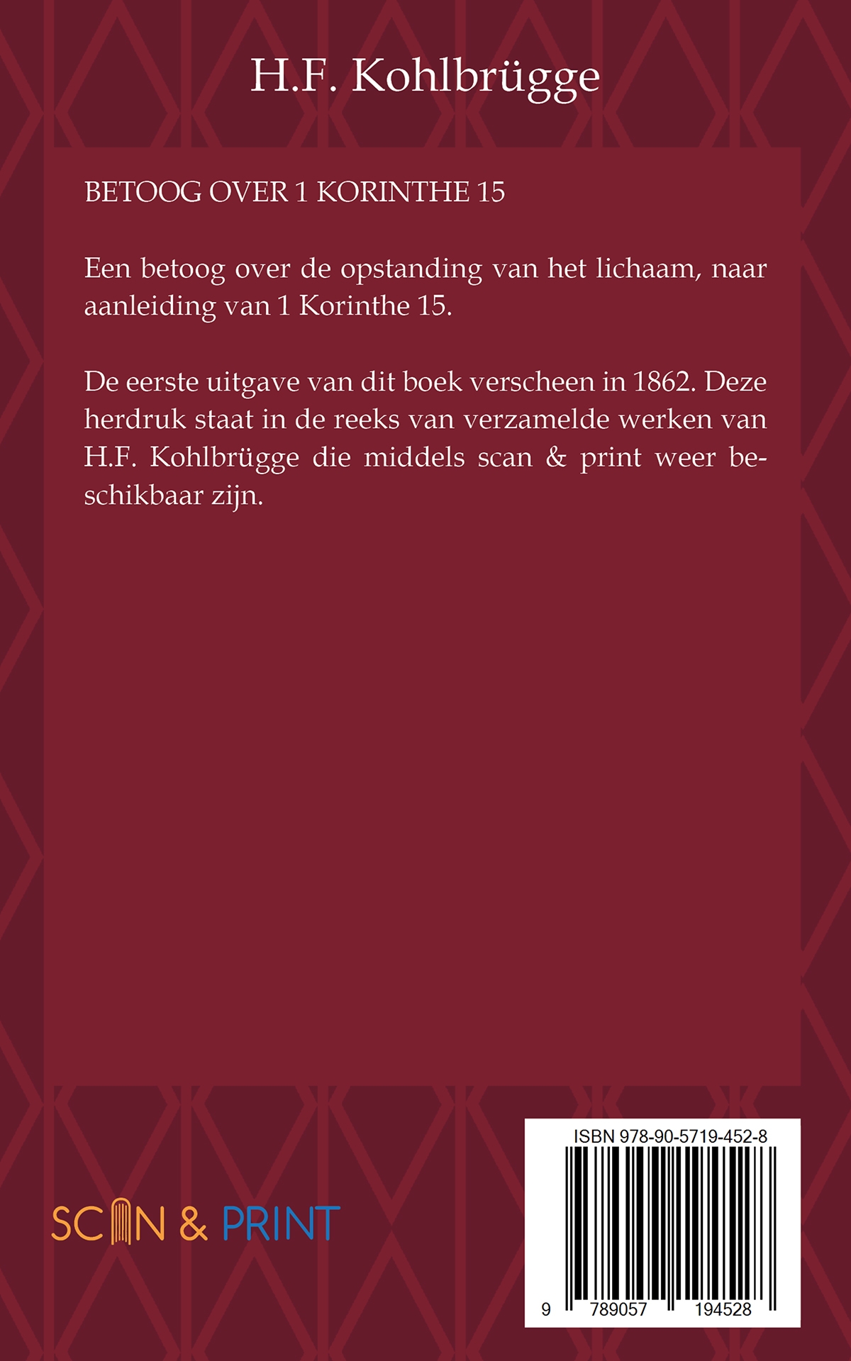 Betoog over 1 Korinthe 15