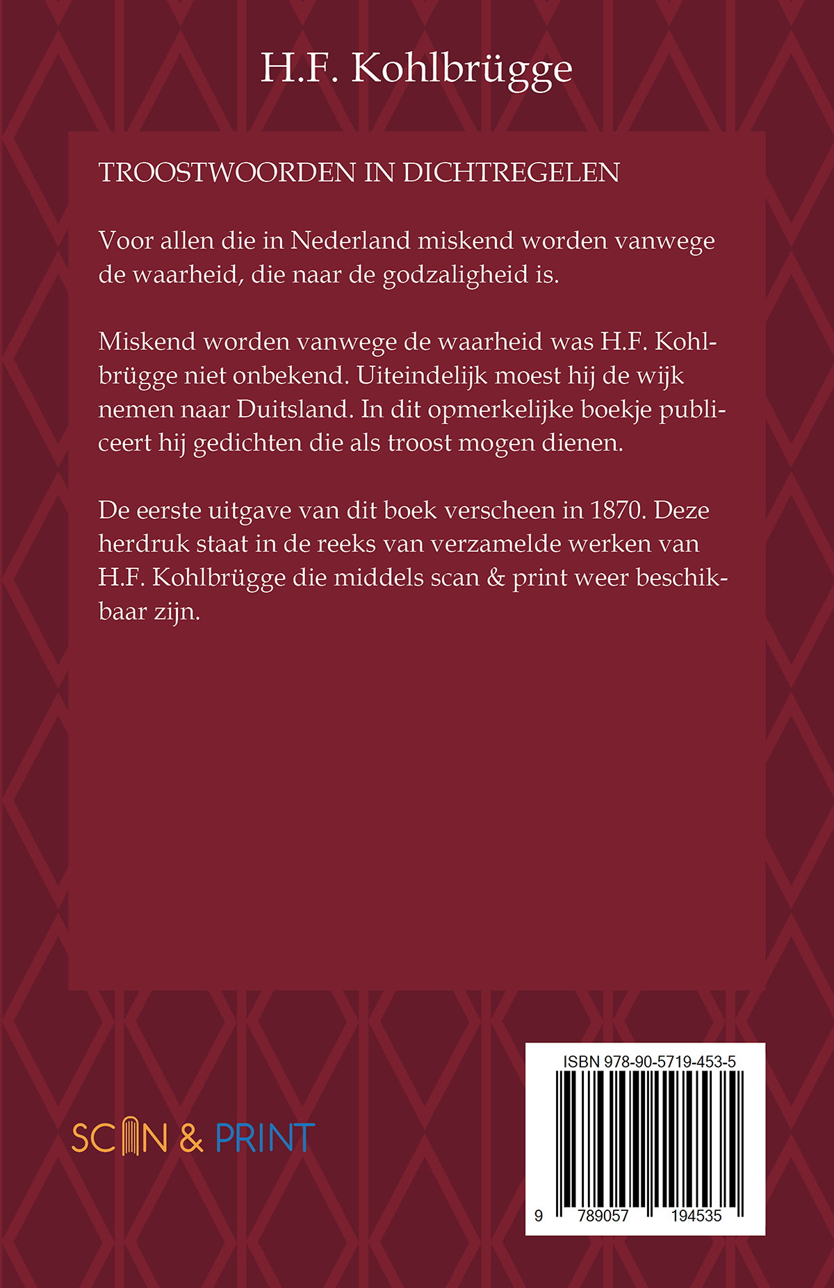 Troostwoorden in dichtregelen
