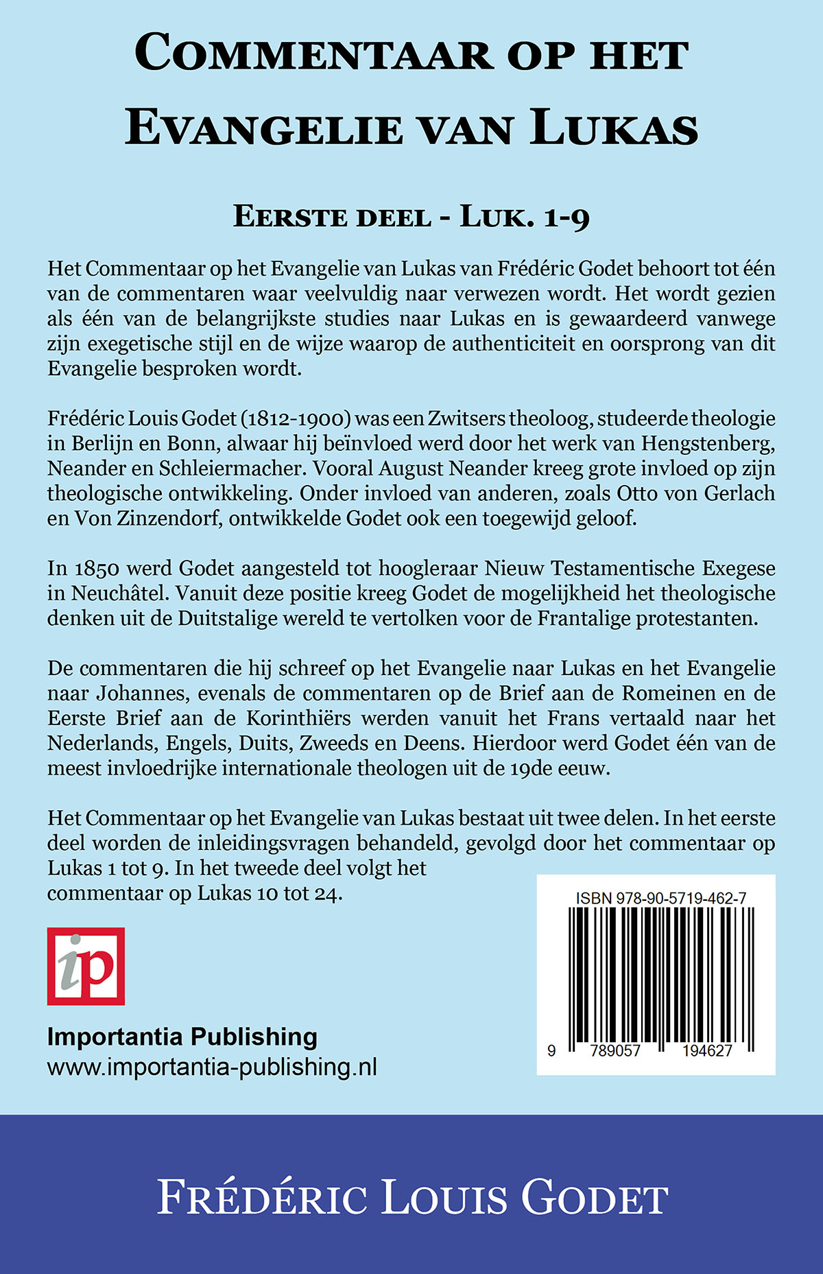 Commentaar op het Evangelie van Lukas 1