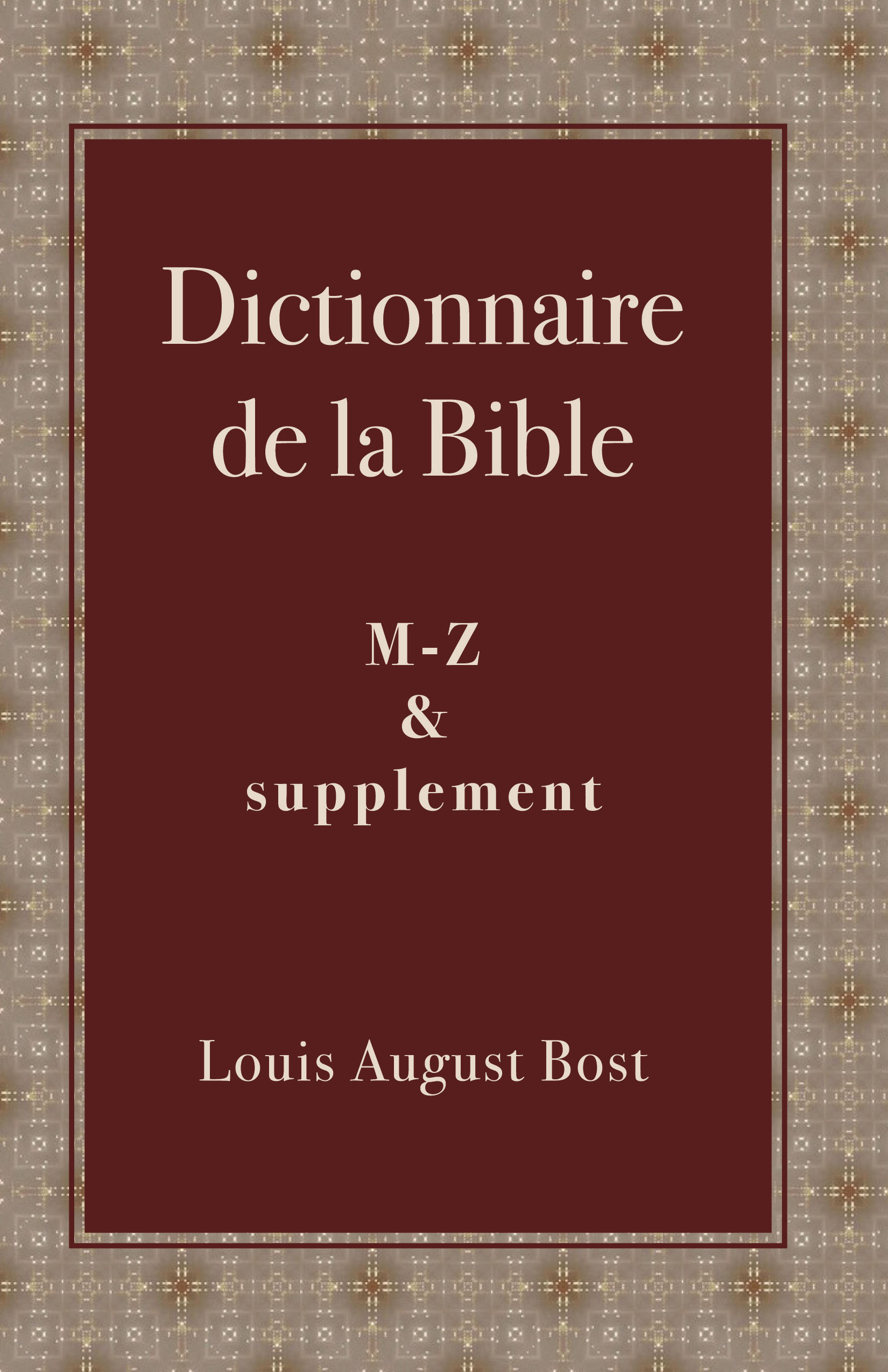 Dictionnaire de la Bible