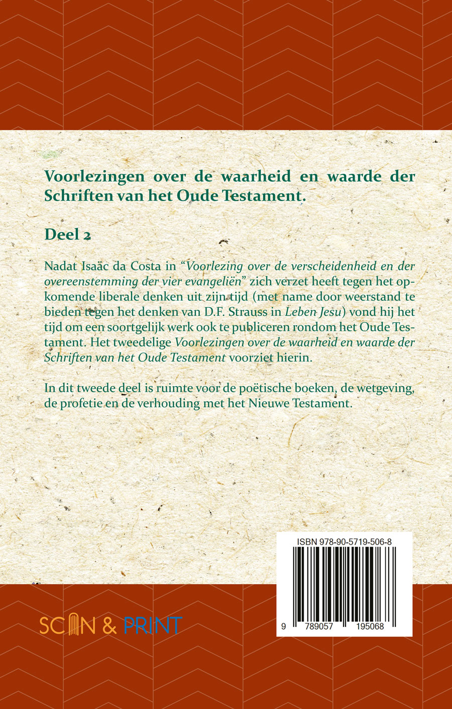 Voorlezingen over de waarheid en waarde der Schriften van het Oude Testament 2 – Deel 2