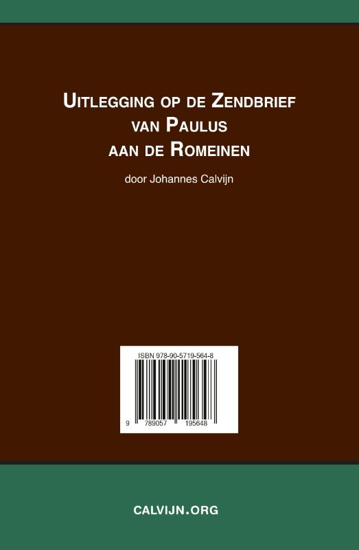 Uitlegging op de Zendbrief van Paulus aan de Romeinen