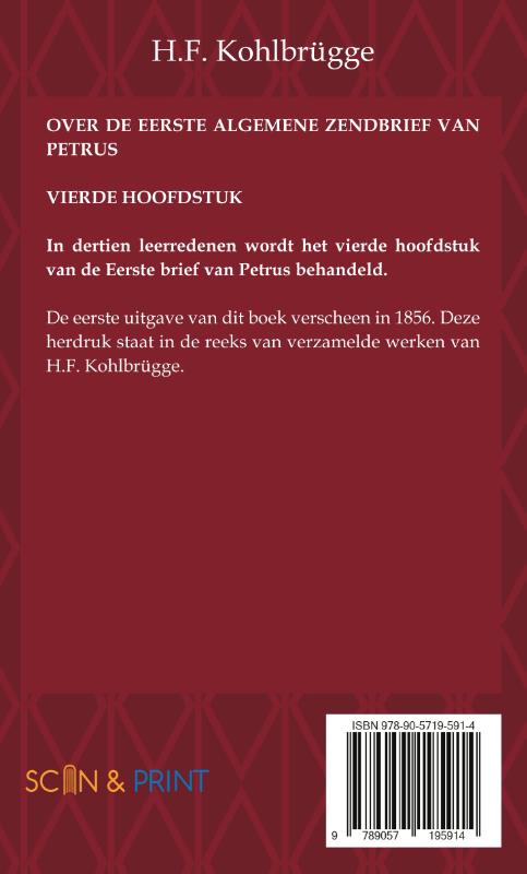 Over de Eerste Brief van Petrus 4
