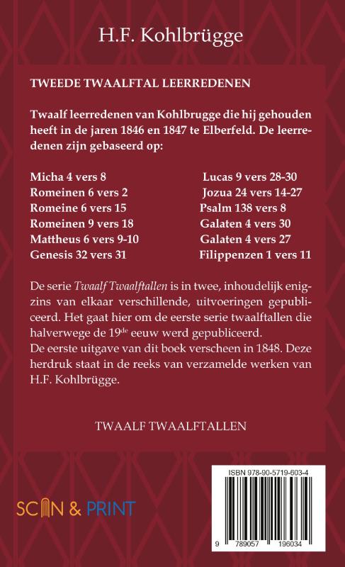 Twaalftal Leerredenen I – 2