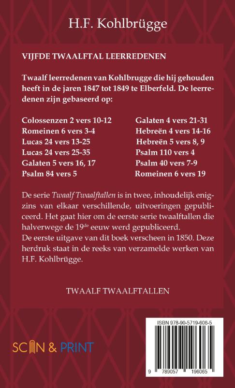 Twaalftal Leerredenen I – 5