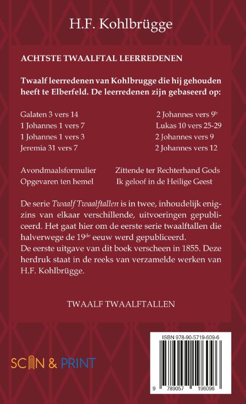 Twaalftal Leerredenen I – 8
