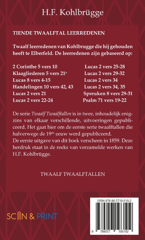 Twaalftal Leerredenen I – 10