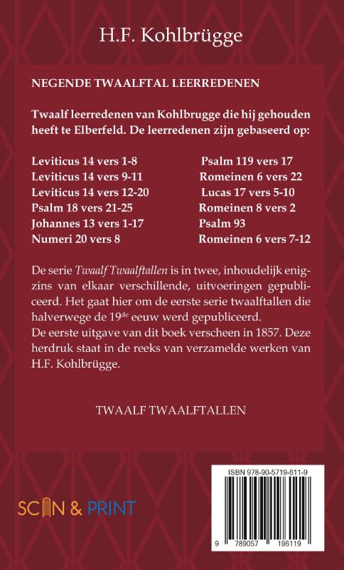 Twaalftal Leerredenen I – 9