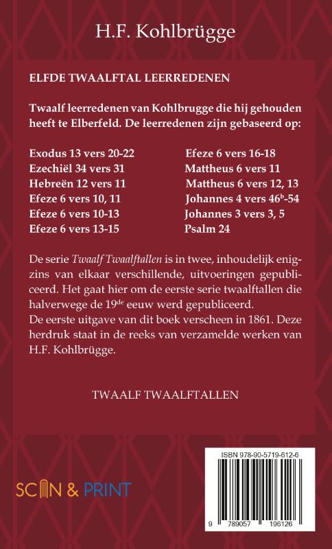 Twaalftal Leerredenen I – 11