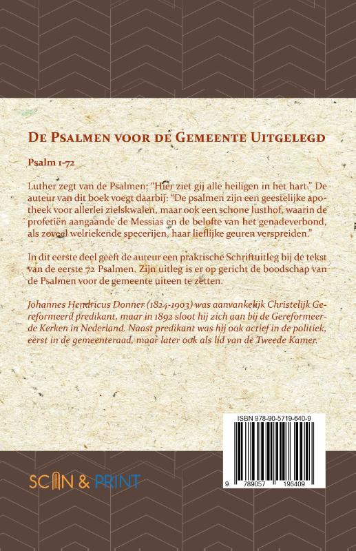 De Psalmen voor de Gemeente uitgelegd 1