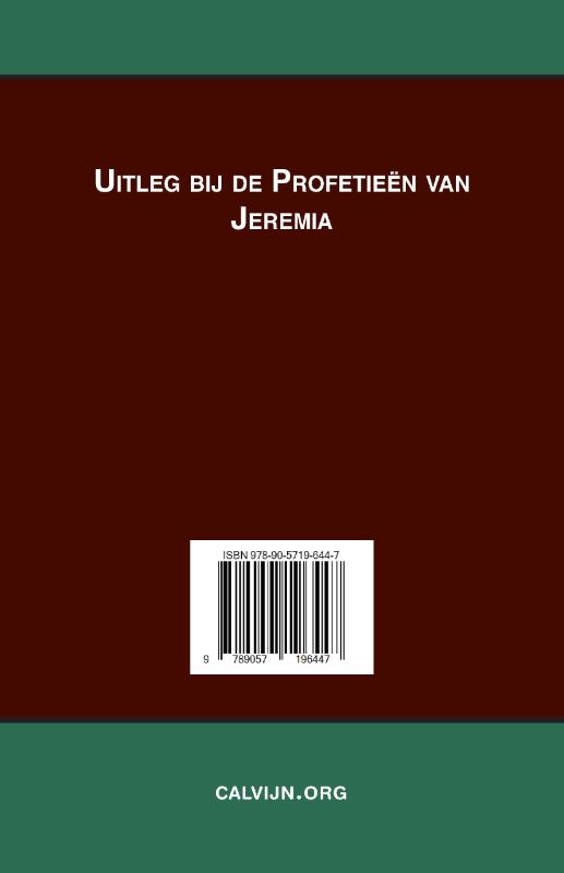Uitleg bij de Profetieën van Jeremia