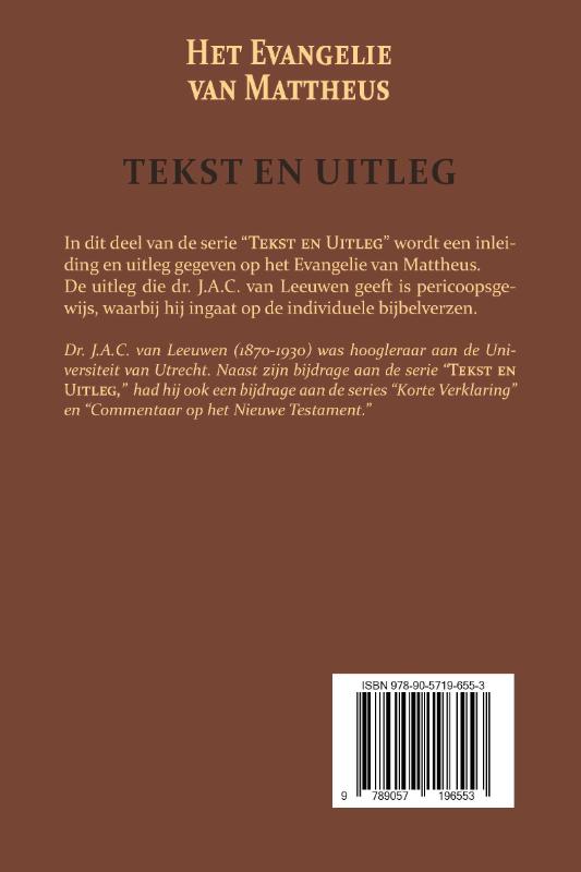 Het Evangelie van Mattheus