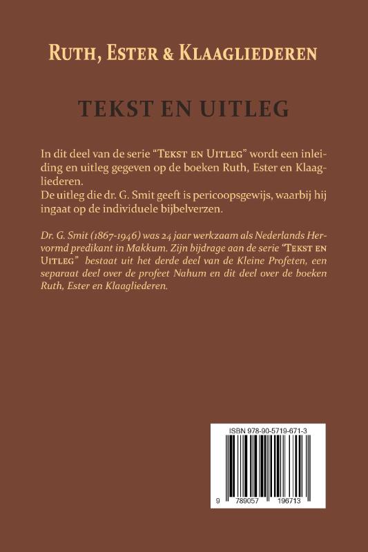 Ruth, Ester en Klaagliederen