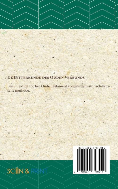 De letterkunde des Ouden Verbonds