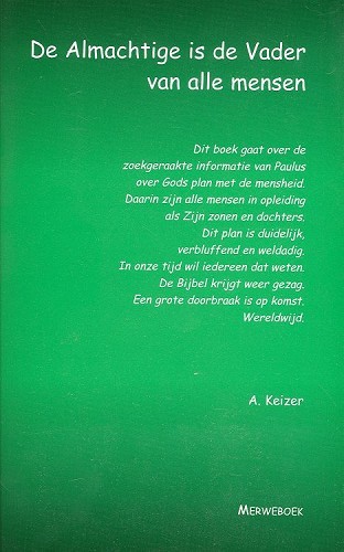 De Almachtige is de Vader van alle mensen