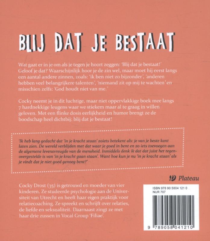 Blij dat je bestaat