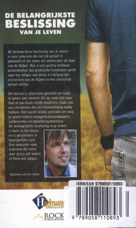 De belangrijkste beslissing van je leven!