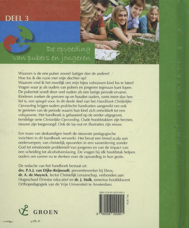 Handboek christelijke opvoeding – deel 3: de opvoeding van pubers en jongeren