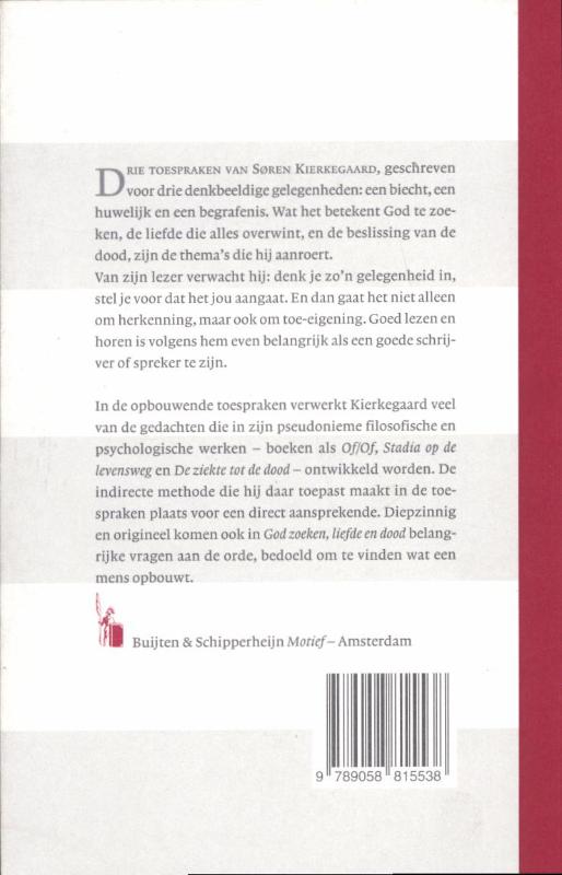 God zoeken, liefde en dood