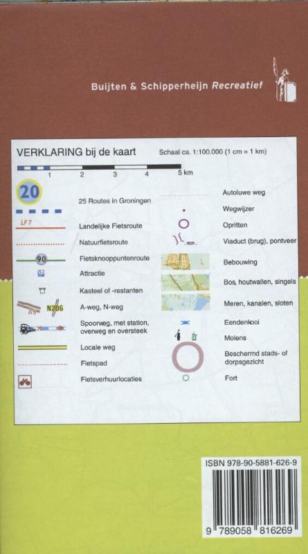 Alle fietsroutes in de regio Groningen