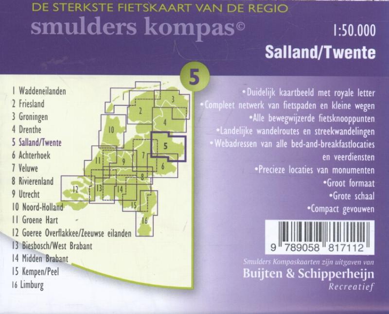 De sterkste fietskaart van de regio - Salland en Twente - Afbeelding 2