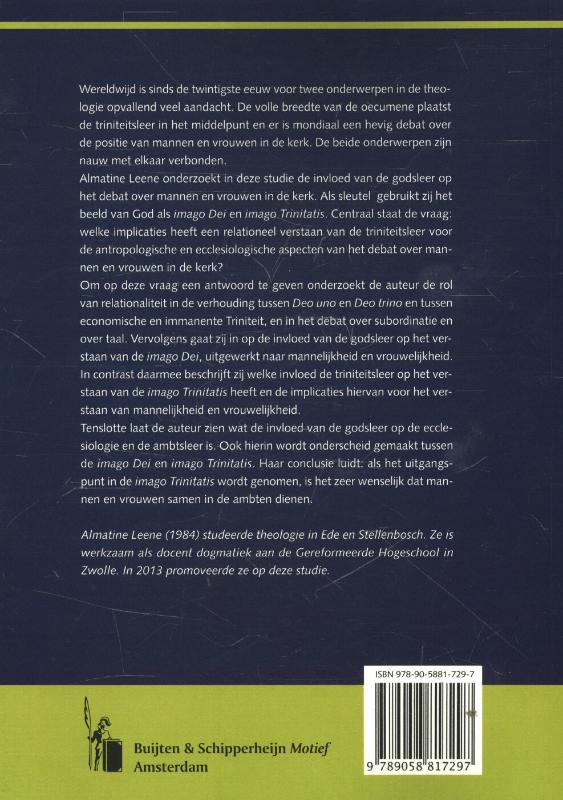 Triniteit, antropologie en ecclesiologie