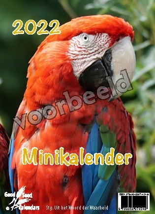 Minikalender 2026 met mooie afbeeldingen