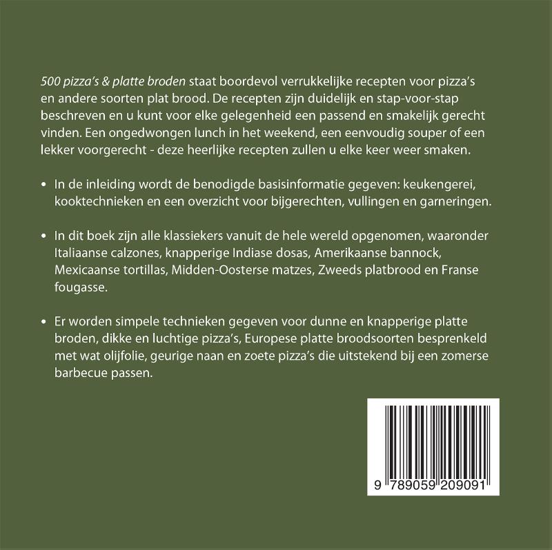 500 pizza’s & platte broden