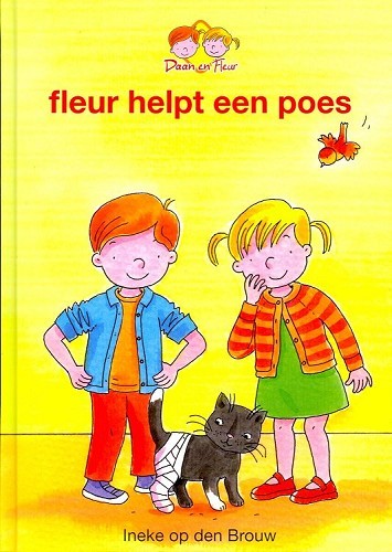 Fleur helpt een poes
