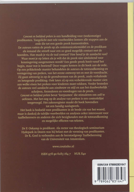 Concreet en beeldend preken