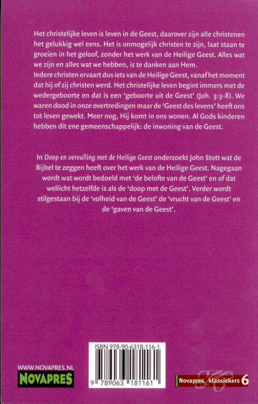 Doop en vervulling van de Heilige Geest