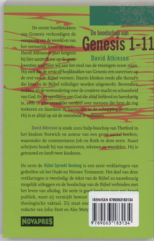 De boodschap van Genesis 1-11