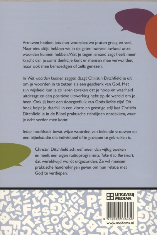 Wat woorden kunnen zeggen