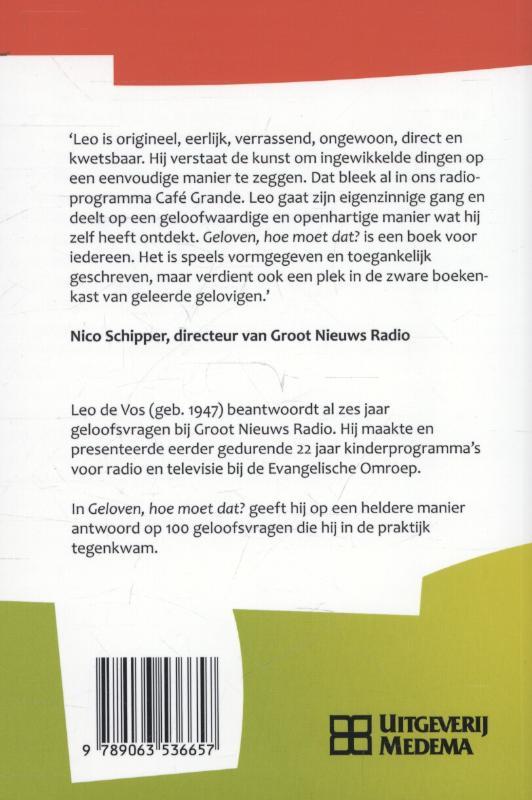 Geloven, hoe moet dat?