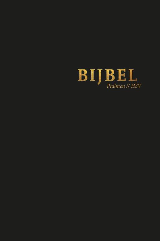 Bijbel (HSV) met psalmen – hardcover zwart
