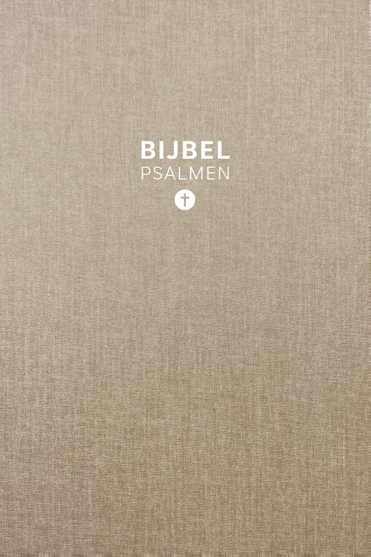 HSV Bijbel met Psalmen 10×15 linnen taupe