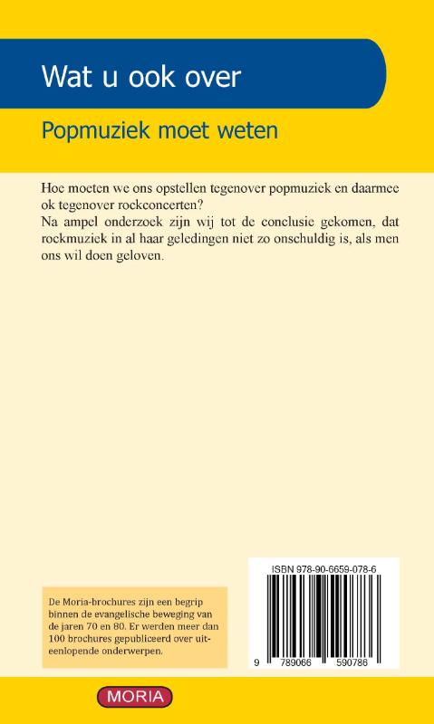 Wat u ook over popmuziek moet weten